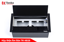Hộp Điện Âm Bàn Họp 2 Module Ổ Cắm TK-AB2S Đen
