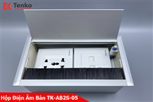 Hộp Điện Âm Bàn Họp TK-AB2S-05 Màu Bạc