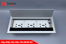 Hộp Điện Âm Bàn Họp 3 Ổ Đa Năng TK-AB3S-02