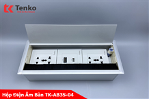 Hộp Điện Âm Bàn Họp Tenko TK-AB3S-04 Bạc