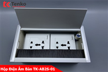 Hộp Điện Âm Bàn Họp TK-AB2S-01 Màu Bạc