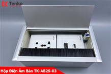 Hộp Điện Âm Bàn Họp TK-AB2S-03 Màu Bạc
