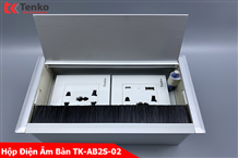 Hộp Điện Âm Bàn TK-AB2S-02 Màu Bạc