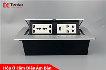Hộp Ổ Cắm Điện Âm Bàn Họp TK-AS06DN-05
