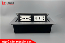 Hộp Ổ Cắm Điện Âm Bàn Họp  TK-AS06DN-08